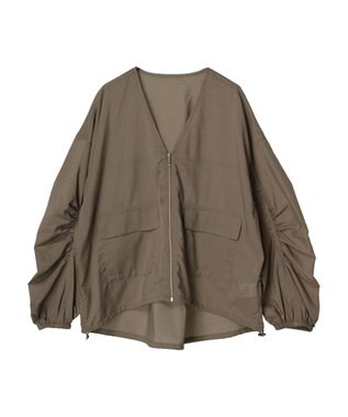 AMERICAN HOLIC イージーケア＋接触冷感　シアーブルゾン Mocha