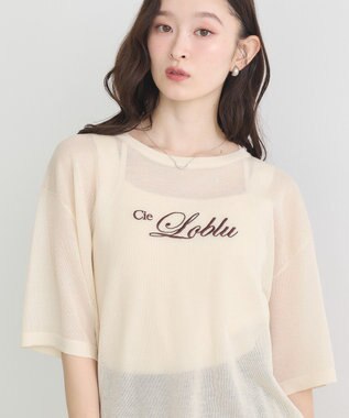 earth music&ecology 【接触冷感】ロゴ刺繍シアープルオーバ