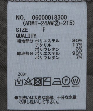 Green Parks ａ．布帛切り替えニットミニワンピース Beige