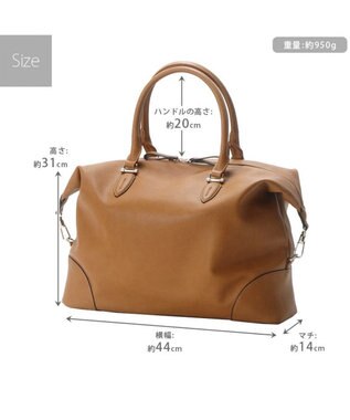 UNBILLION 【テレビ ドラマ着用アイテム】Otias アンティークタイプ合皮2WAYボストン キャメル