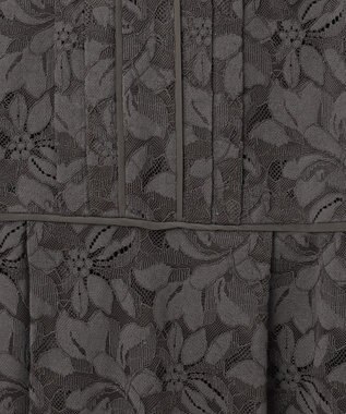 自由区 【洗える】フルールコードレース ワンピース スレート