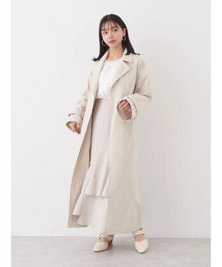 earth music&ecology アシンメトリーイレヘムスカート Beige