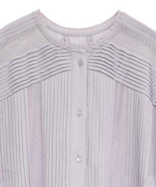 CRAFT STANDARD BOUTIQUE クロッシェレースピンタックワンピース Purple