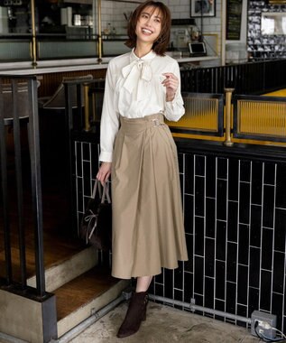 ANY SIS 【2WAY】フェイクファーリボン バッグ ブラウン