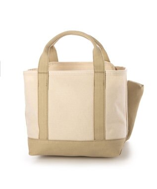 UNBILLION カシュカシュ cachecache / 裏コーディングミニキャンバストートバッグ アイボリーミックス