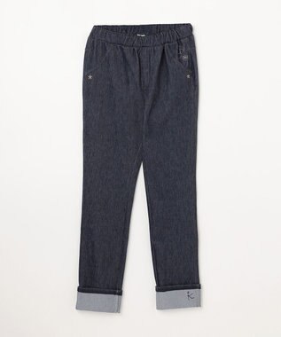 組曲 KIDS 【150-160㎝】シンフォニー デニムニットパンツ ネイビー