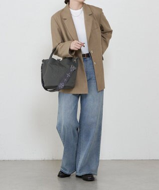 russet 《WEB限定》コーデュラナイロン2WAYミニトートバッグ(CE-1673-WEB) Gray