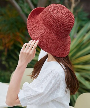 Tiaclasse ペーパーバケットハット レッド