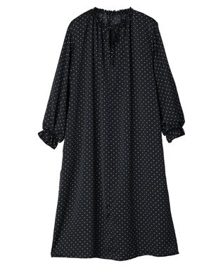 CRAFT STANDARD BOUTIQUE 柄ギャザーマキシワンピース Dot