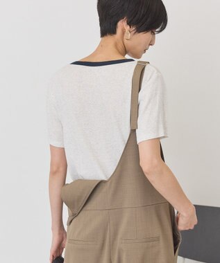 AMERICAN HOLIC 【２点セット】リンガーＴシャツ＋カーディガン Light Gray Mixture