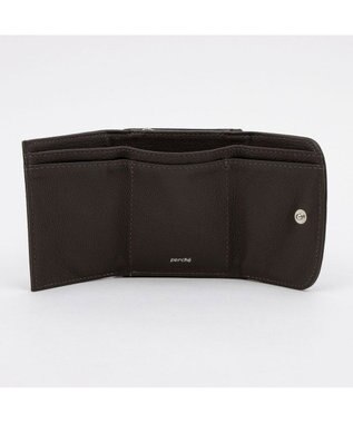 UNBILLION ペルケ perche / アクリル玉三つ折りミニサイフ ダークグレードット