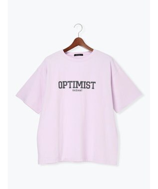 Te chichi シンプルロゴプリントBIGTシャツ《2026 SUMMER LOOK item》 ピンク