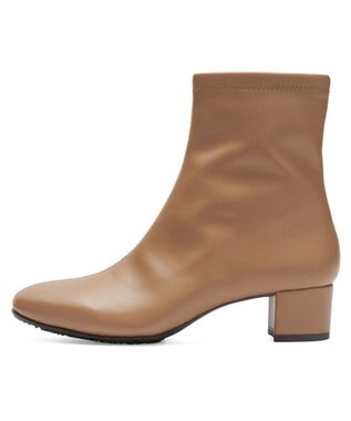 AcureZ スッキリシルエットのプレーンデザイン「生活防水×スタイリッシュブーツ」 マロン