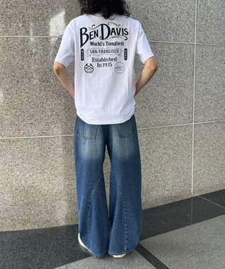 WEGO 【ユニセックス着用ITEM/MLサイズ展開】BENDAVISクラシックロゴT（SS） ホワイト