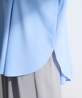 Green Parks ウエストタックシャツチュニック Sax