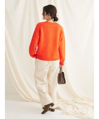 CRAFT STANDARD BOUTIQUE シンプルニットプルオーバー Orange