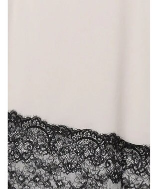 Te chichi イレギュラーヘムレイヤードレースキャミ グレー