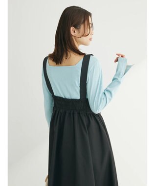 Green Parks 前後２ＷＡＹカットリブプルオーバー Mint