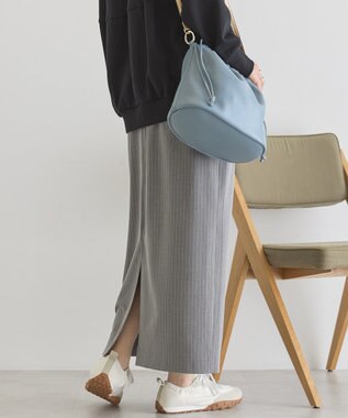 AMERICAN HOLIC 【イージーケア】ベイカータイトスカート Stripe Gray