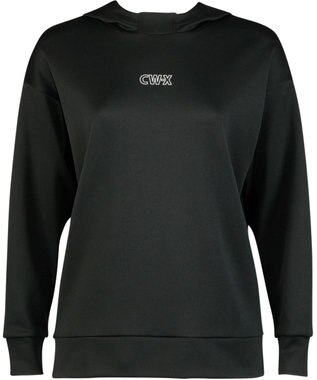 CW-X 【UNISEX】 CW-X 【STYLE FREE】 フードつき スポーツ プルオーバー 長袖 スウェット パーカー トップス ユニセックス DLR189 /ワコール ブラック