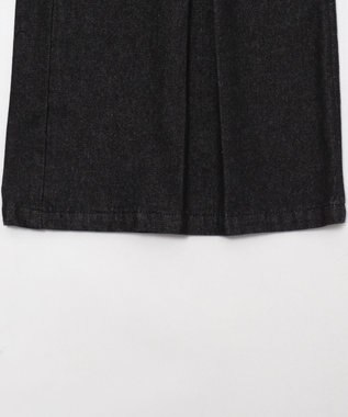 WEGO センタータックバギーフレアデニム デニムブラック