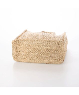 UNBILLION カカトゥ kakatoo / ラフィアスクエアトートバッグ ベージュ