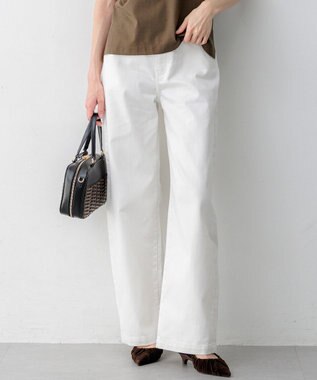 23区 L 【一部先行予約/見上愛さん着用/接触冷感】23区DENIM サマー ストレート ワイド パンツ