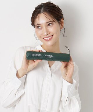 MOONBAT 【晴雨兼用/UVカット率99%】マッキントッシュ フィロソフィー (MACKINTOSH PHILOSOPHY)  折りたたみ日傘 バーブレラ サンプロテクトシリーズ（SUNPROTECT） 60cm グリーン