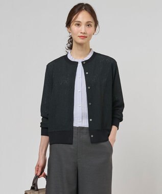 J.PRESS LADIES 【冷房対策に】レーシー カーディガン