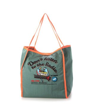 UNBILLION 【テレビ ドラマ着用アイテム】カシュカシュ cachecache / アソート柄刺繍トートバッグ グリーン