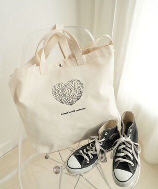 WEGO 2wayキャンバストート 柄6