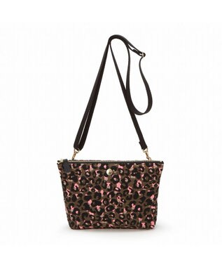 TOPKAPI 【TREASURE TOPKAPI】アニマルジャガード 2WAY ショルダーバッグ ブラウン