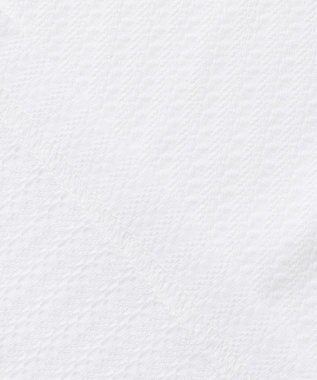 23区GOLF 【WOMEN】【UVケア】ストレッチタックジャガード 半袖シャツ 通気性に優れて涼やか！ ホワイト系