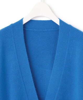 ICB 【洗える】 ソフトカシミヤミックス カーディガン サファイア系