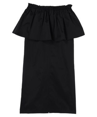 Green Parks ・ＳＵＧＡＲ　ＳＰＯＯＮ　３ｗａｙペプラムスカート Black