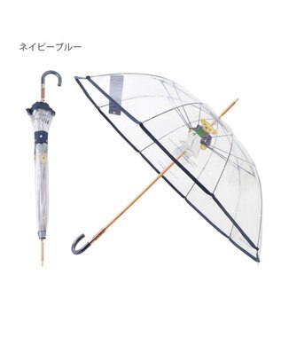 MOONBAT POLO RALPH LAUREN（ポロ ラルフローレン） 長傘 ビニール傘 BEAR ポロベア 10本骨 ネイビーブルー