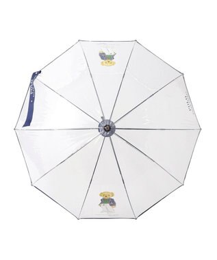 MOONBAT POLO RALPH LAUREN（ポロ ラルフローレン） 長傘 ビニール傘 BEAR ポロベア 10本骨 ネイビーブルー