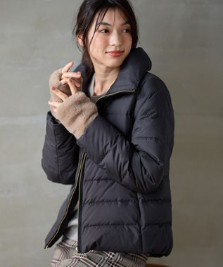 ANY リブニットハンドグローブ モカ