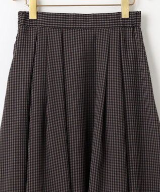 組曲 【洗える・4色展開】ウーステッドライクギャバ スカート グレー系3