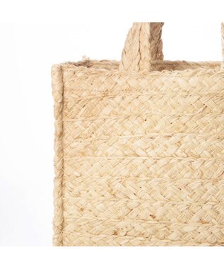 UNBILLION カカトゥ kakatoo / ラフィアスクエアトートバッグ ベージュ