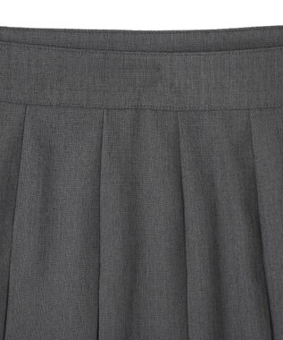 Green Parks ■ＷＩＴＨ　ＫＵＲＵＭＩ．Ｎ　プリーツミディスカート Charcoal Gray
