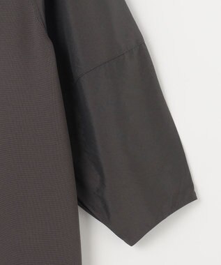 自由区 L 【洗える】パールディティールニット ワンピース ダークグレー