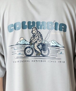Columbia Columbia/ シダートレイルバックグラフィックTシャツ /コロンビア Columbia Grey Ride Squatch