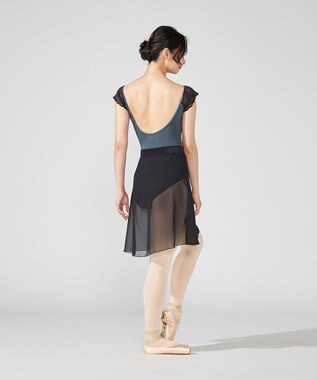 Chacott 巻きスカート ブラック