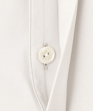 23区 ライトバックサテンアムンゼン ギャザーブラウス ライトグレー系