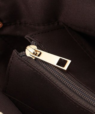 LA BAGAGERIE 【maison vert】 【ペーパー素材・多収納】ラウンド2WAYかごバッグ キャメル