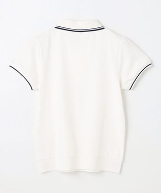 組曲 KIDS 【150-170㎝】ストレッチカノコ ポロシャツ オフホワイト