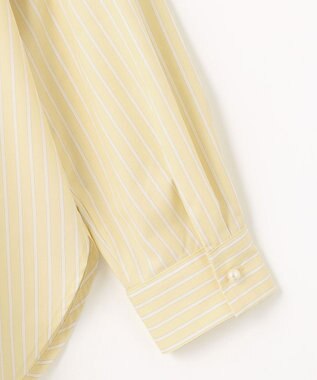 ANY SIS L 【洗える】ラッフルレイヤード ブラウス イエローストライプ