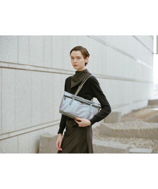 PELLE BORSA サイズチェンジトートバッグ  Alive アライブ 4442 ガンメタ