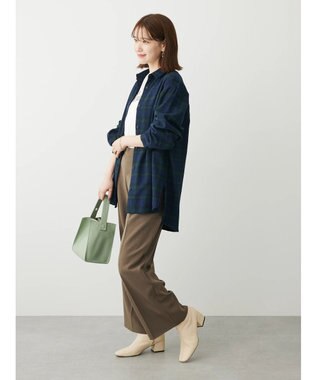 Green Parks ネルチェックシャツ Black Watch Green